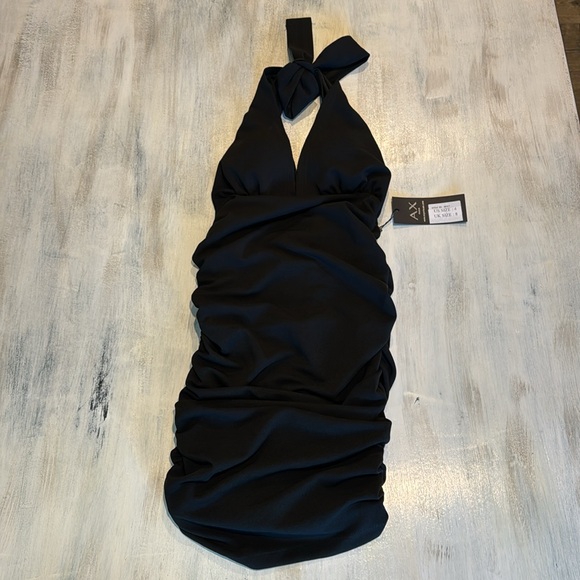 NWT Size 4 AX Paris Backless Halter Midi Dress - Picture 3 of 4